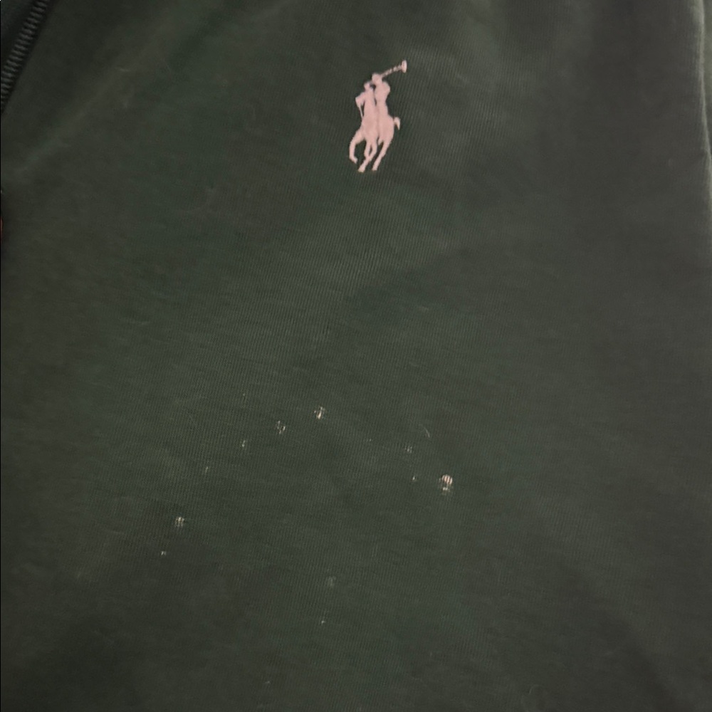 Polo Ralph Lauren Dark Green Zip-Up Sweater - Picture 3 of 4